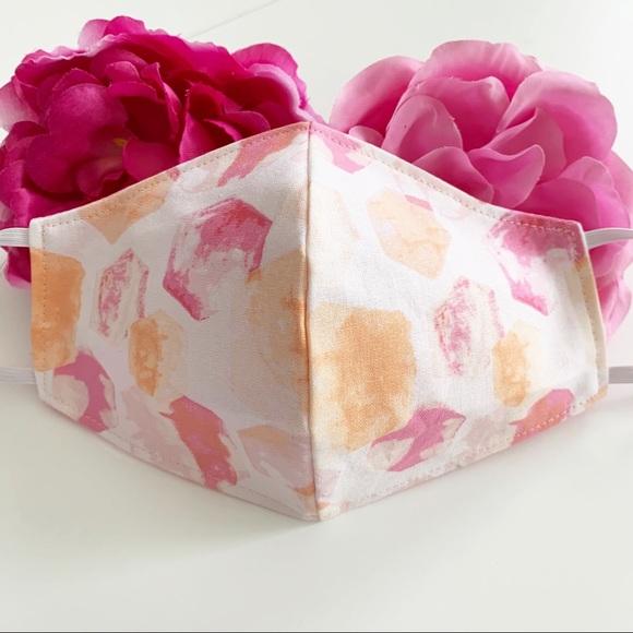 3/$25 Triple Layer Handmade Face Mask - Picture 2 of 7